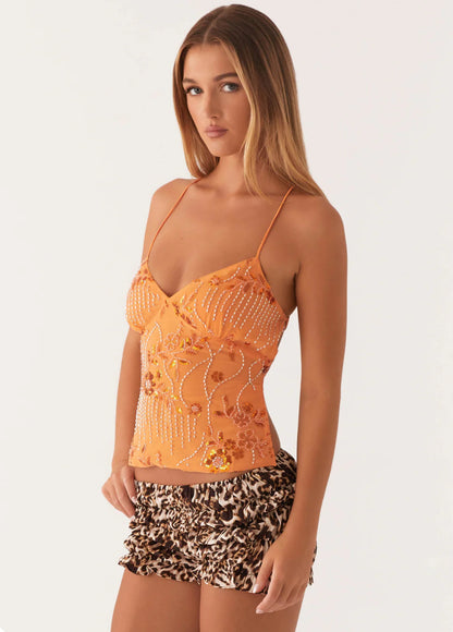 Orange Flora Babe